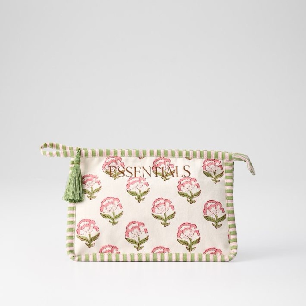 Mark and Graham Floral Print pouch